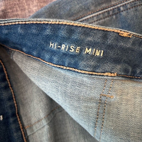 American Eagle Hi-Rise Mini. Size 14 Long. Jean skirt. - Picture 4 of 5